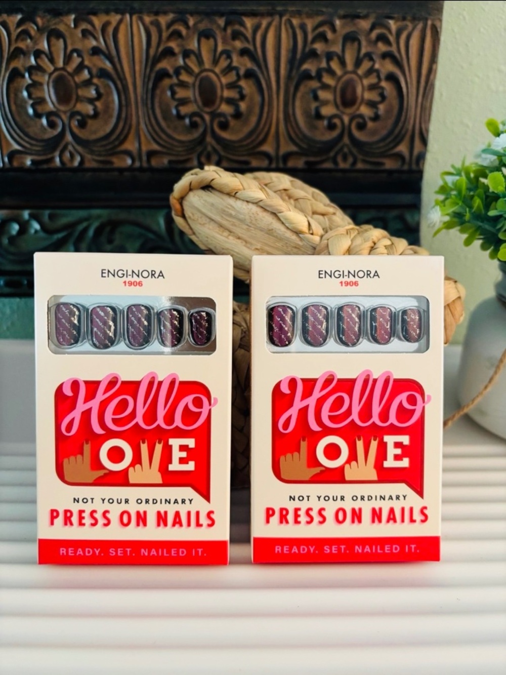 Hello Love “Engi-Nora” Press On Nails- set of 2